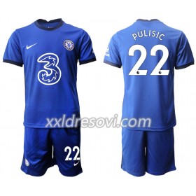 Chelsea Christian Pulisic 22 Domaći Dječji Komplet Dresovi za Nogomet 2020-2021 (+ kratke hlače)